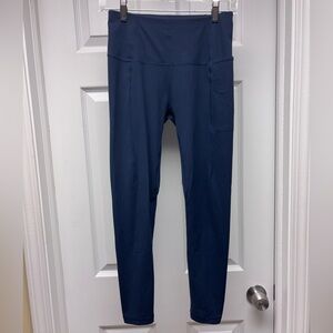 Sweaty Betty Super Soft Navy 7/8 Leggings Women’s Small Side Pocket